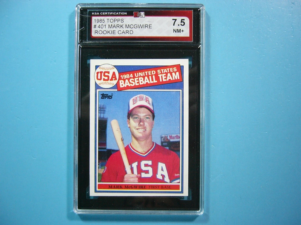 Topps Mark McGwire Grade 7.5 Baseball Sports Trading Cards