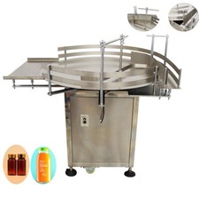 39.3'' Automatic Round Bottle Accumulation Table Bottle Sorter Adjust Speed 110V
