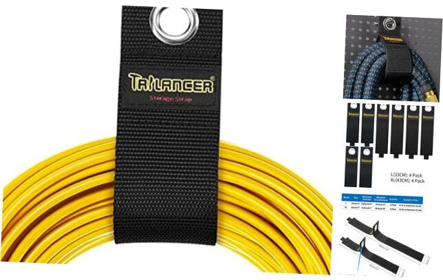 Extension Cord Organizer(Assorted 8 Pack), Cord Holder for Garage Organization-image