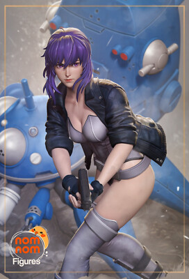 Motoko Kusanagi Ghost in the Shell 3D Print, Unpainted Cyborg Major Model Kit