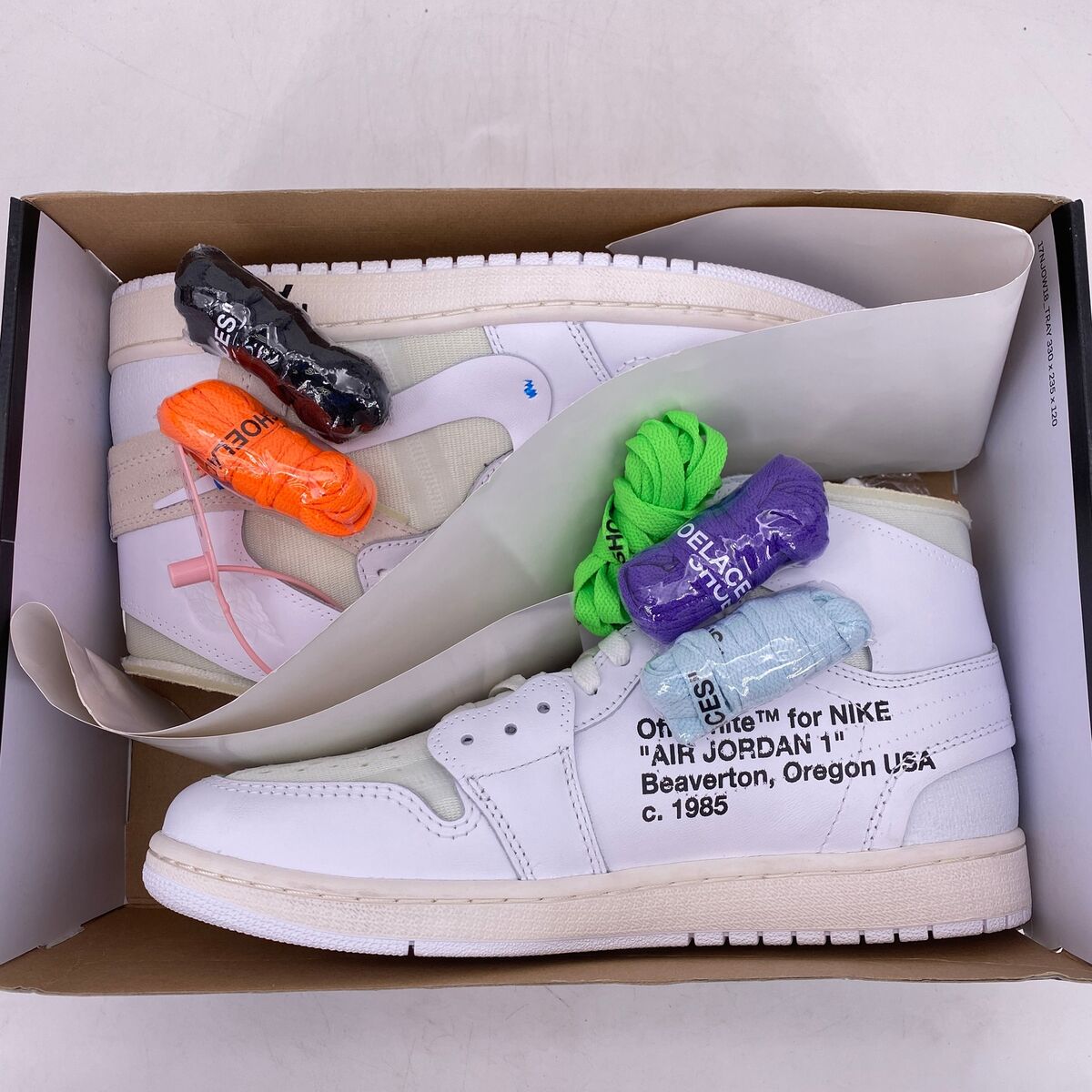 Size 10 - Jordan 1 Retro OG x Off-White High White for sale Size 10 - Jordan 1 Retro OG x Off-White High White for sale