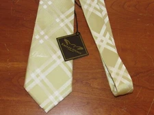 Eagles Wings Men's Neck Tie New with Tags NWT Gold Cream