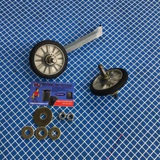 OEM Dryer Drum Roller Assembly Shafts TRI RINGS Washer and Nuts *JM parts*