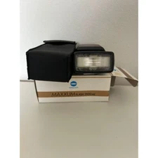 Minolta Maxxum Flash 3500xi Camera Flash with Case Professional Photography