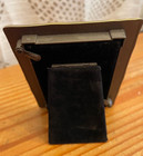 BURNES OF BOSTON Brushed Brass "All Star" Easel Back Mini Frame ~ 2" x 3" photo — photo 6
