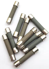 Lot of 10 Bussmann MDA15 250 Volt 15 Amp Slow Blow Ceramic Fuses 1/4" x 1-1/4"