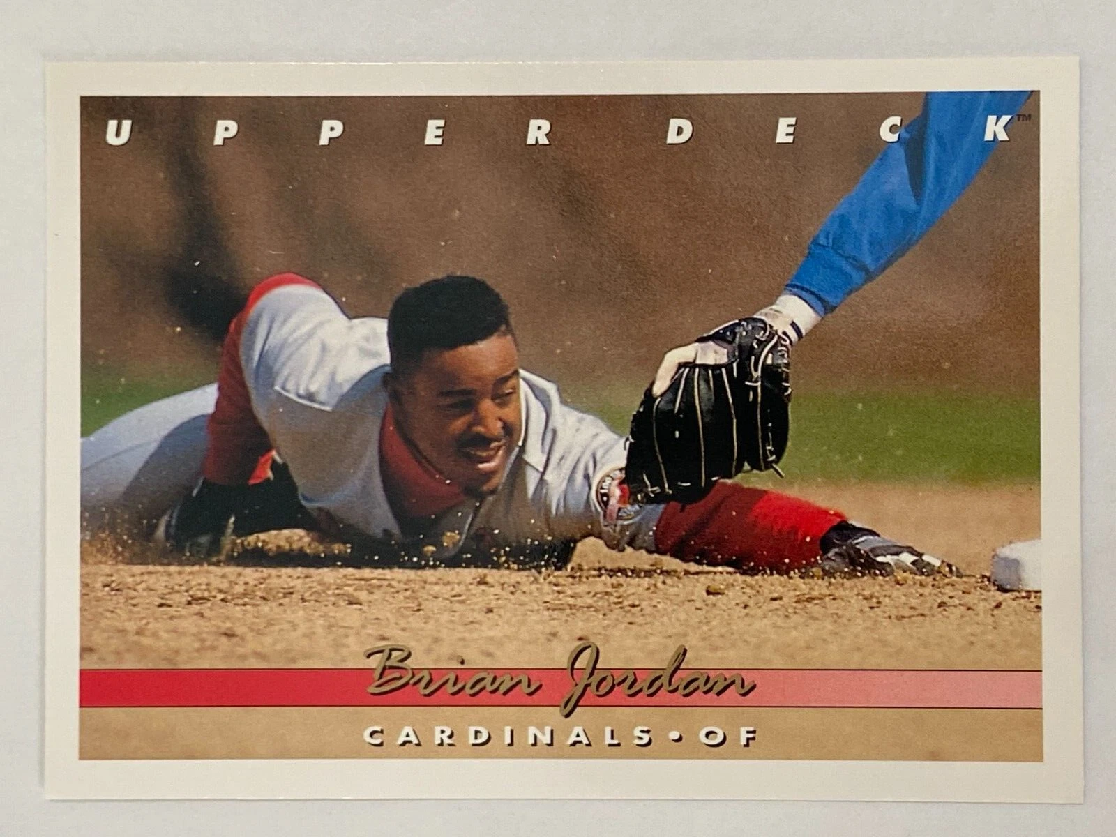 1993 Upper Deck #596 Brian Jordan St Louis Cardinals