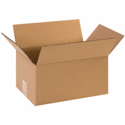 25-Pack 12''x8''x6'' Cardboard Corrugated Shipping Boxes Moving Box Bundle Store