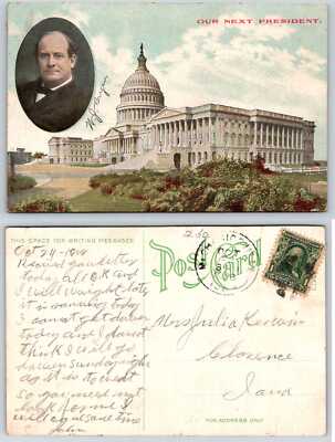 W J BRYAN OUR NEXT PRESIDENT  Postcard S219