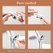 2PC Toilet Seat Lifter Self Adhesive Handle Opener for Bathroom Toilet Accessory