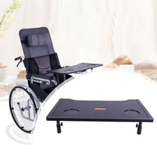 Table-plateau pour fauteuil roulant avec porte-gobelet portable pour maison