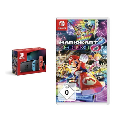 Nintendo Switch Konsole mit Mario Kart 8 Deluxe, USK 0, Multiplayer