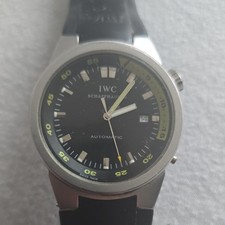 IWC Aquatimer 3536/1 Herren Automatik Taucheruhr Datum Edelstahl Gummi