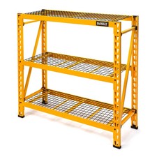 Dewalt 4 ft. Tall 3 Shelf Steel Wire Deck Storage Rack DXST4500-W