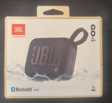 JBL Go 4 Portable Bluetooth Speaker - Black - Brand New