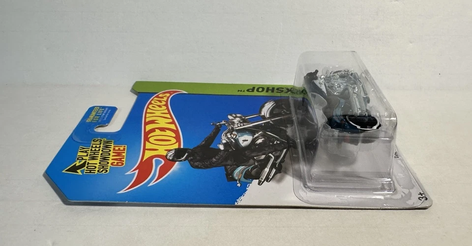 Hot Wheels Harley Davidson Fat Boy Motorcycle 2014 Super Treasure Hunt Protector - Image 3 of 4