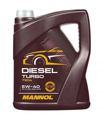 Mannol 7904 Diesel Turbo 5W-40 Motoröl 5L Kanister