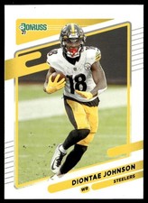 2021 Donruss Diontae Johnson Pittsburgh Steelers #25