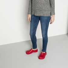 BIRKENSTOCK SUPER-BIRKI RED CLOGS MEN'S WOMEN'S UNISEX OCCUPATIONAL PROFESSIONAL