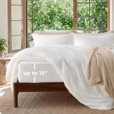 Bedsure Duvet Cover Queen Queen With Fitted Sheet 00 - White No Comforter 