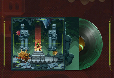 From the Depths of Zebeth Metroid Resynthesized Vinyl Record Soundtrack Green