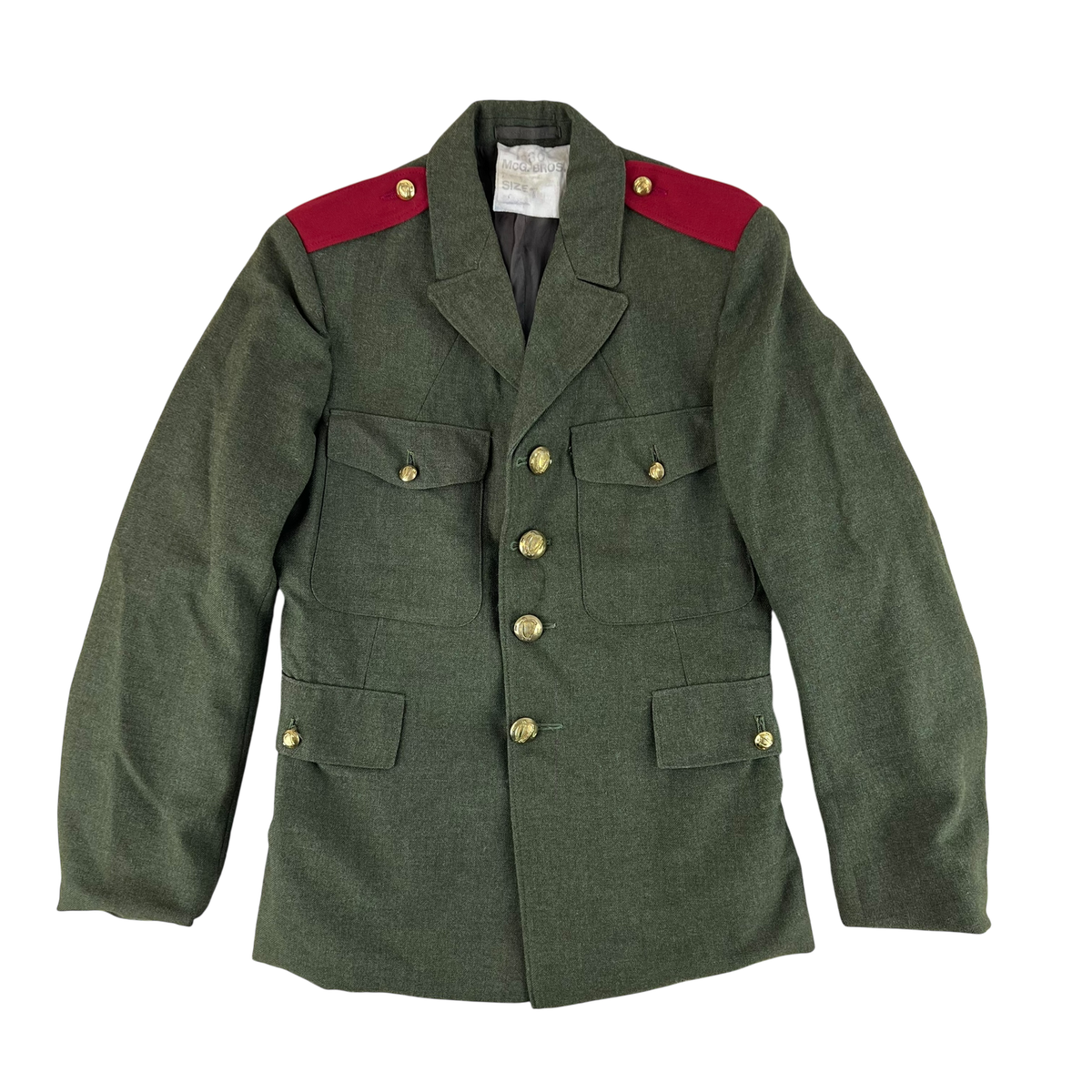 ジャケット・アウター 80s Irish Army Combat Jacket Irish Army Jacket Green Dress Jacket Vintage 80s Defence Forces