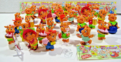 Ü Ei Pinky Piggys 33x Konvolt 2000 mit BPZ + Zusazzettel 1 Komplett Satz -043d-