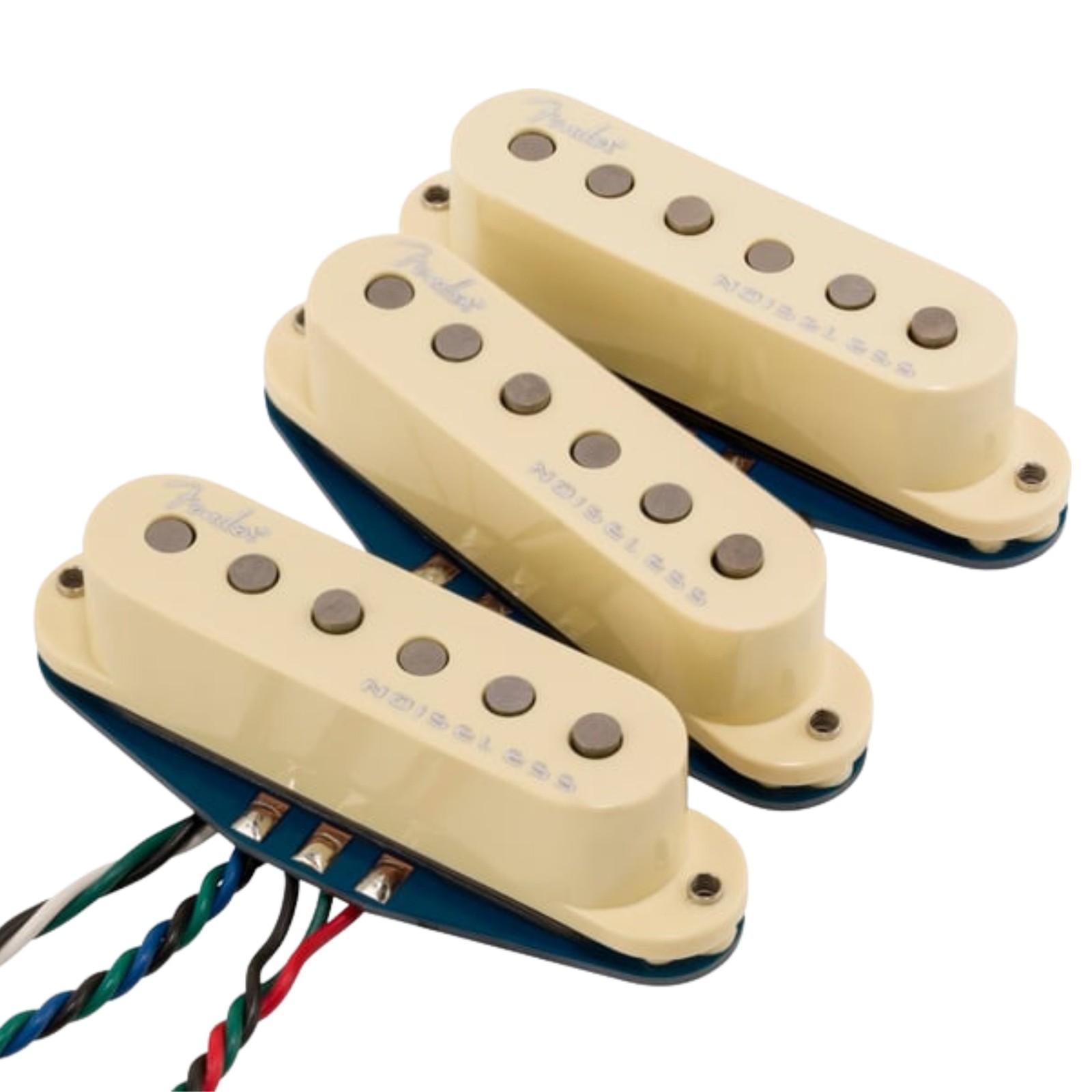 Комплект звукоснимателей Fender Ultra Noiseless Vintage Stratocaster с одной катушкой состаренный белый 45490₽