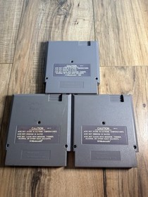 Original Nintendo Nes Game Lot  Karate Kid Vegas Dream Rc Pro-Am Tested