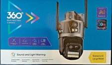 security camera outdoor wifi 360 degrees Multi-Lens View