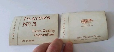 Zigarettenschachtel vorne - Players No. 3 - 20er Jahre - leer