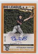 2020 Topps Big League Big League Orange 6/99 Bryan Reynolds #BLA-BR Auto 15sd