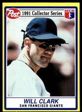 Will Clark 1991 Post Cereal #3 Giants MLB READ FREE SHIPPING AutographDen