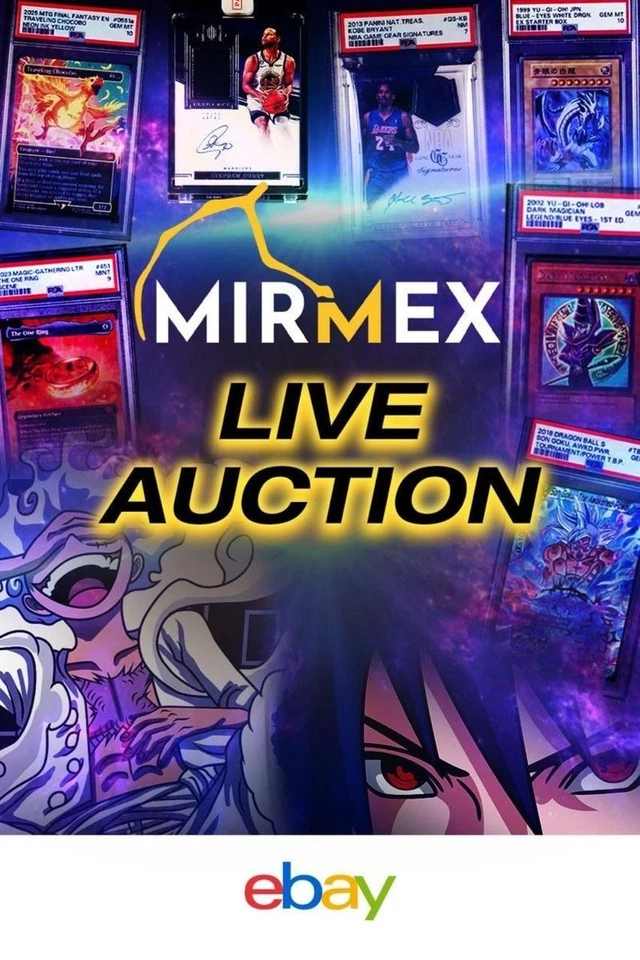 MIRMEX LIVE! Aste da 1€! Carte Raw e Gradate! GOLD STREAM!