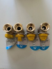 4 Artikel! 3/4 Zoll Messing FPT 1 Stück Gasventile - NEU