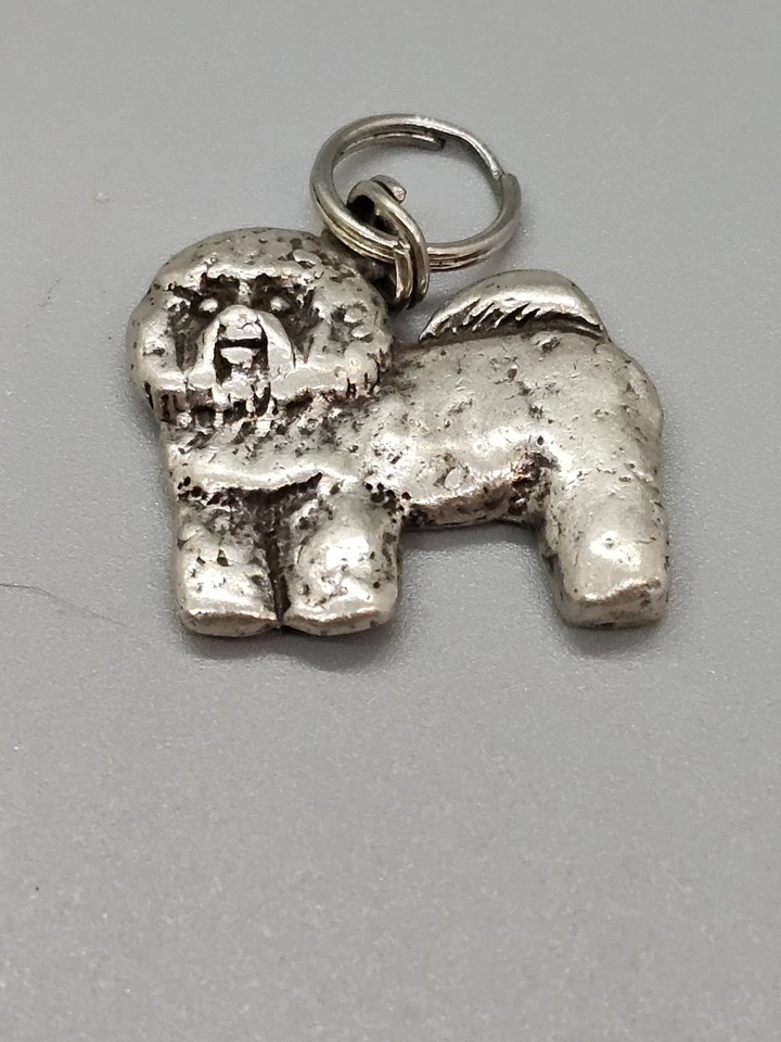 Подвеска-амулет из стерлингового серебра 925 пробы с надписью H&H для собаки бишон фризе - Изображение 2 из 4