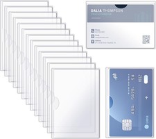 Social Security Card Protector, Clear Medicare Card Protector Sleeves