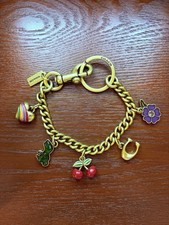 Authentic COACH Motif Chain Bag Charm
