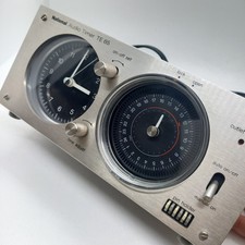 【Junk】National Audio Timer 65 TE65 Matsushita Denko Showa Retro Interior japan
