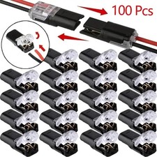 100pcs Double-wire Plug-in Connector Cable Clamp With Locking Buckle Awg 18-22 100pcs Double-wire Plug-in Connector Cable Clamp With Locking Buckle Awg 18-22