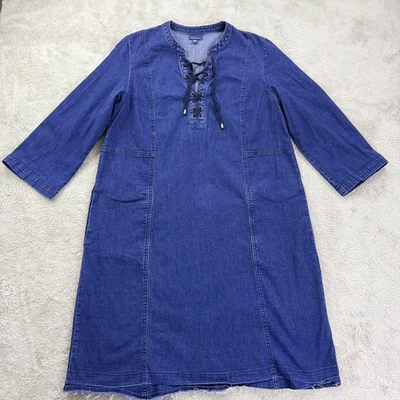 chinese dress ladies Women's Blue Vintage Denim Dress Spring Summer Fashion Button Midi Denim  Shirt Dress A-Line Maxi Dress at Amazon Women's Clothing store main image 1