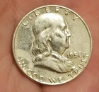 1958-D Franklin Half Dollar GEM - 90% Silver Coin - HIGH GRADE & GORGEOUS DETAIL