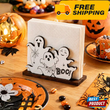 Halloween Ghost Napkin Holder Spooky Tabletop...