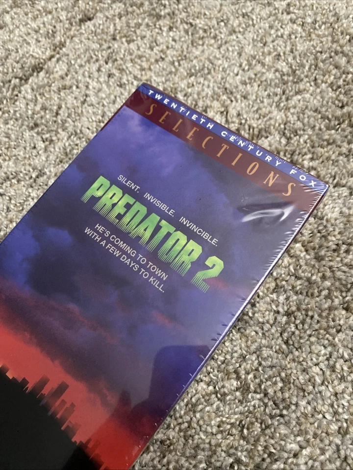 New Sealed Predator 2 VHS, 1991 Twentieth Century Fox Selections Foto 2 de 4
