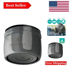 6-Pack Brushed Nickel Pressure-Compensating Sink Aerators - Water-Saving and ...