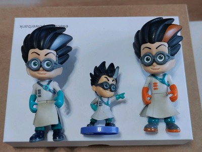 Set Of Three PJ Masks Romeo Figures (4'' and 2.5'')