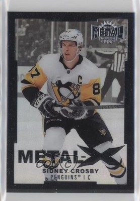 2021 Skybox Metal Universe Metal-X Level 4 Achievement 241/499 Sidney Crosby 6pl