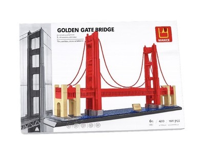 Wange Building Blocks-Golden Gate Bridge 1977 Pieces