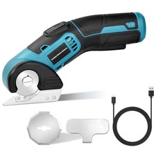 4V Cordless Electric Scissors Heavy Duty Cardboard, Fabric, Leather  Carpet ...