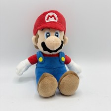San-ei Little Buddy Super Mario Bros. Mario Stuffed Plush 9"